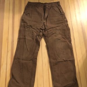 Men's Brown Carhartt Work Pants
